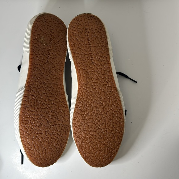 Superga Navy Blue Low Top Sneakers Women Size 10 - Men Size 8 Size Lace Up - Picture 5 of 10